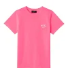 A.P.C. Tee-shirt New Denise Coton Rose Vif 19