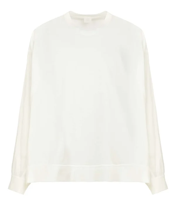 CT PLAGE Sweatshirt Coton Blanc 1