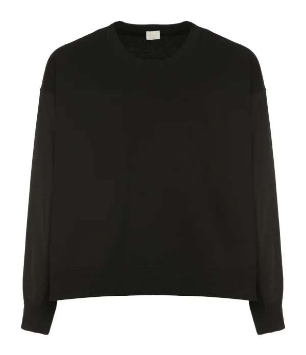 CT PLAGE Sweatshirt Coton Noir 1