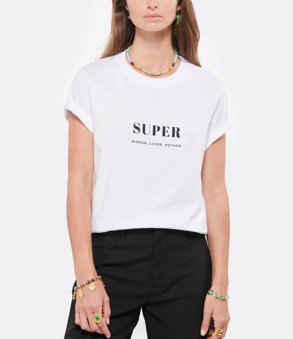 DEAR JULIETTE Tee-shirt Super Coton Biologique Blanc 4