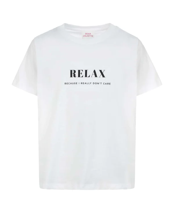 DEAR JULIETTE Tee-shirt Relax Coton Biologique Blanc 1