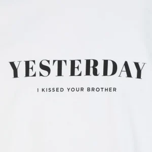 DEAR JULIETTE Tee-shirt Yesterday Coton Biologique Blanc 9