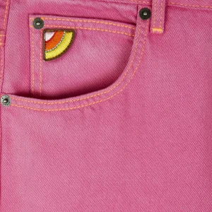 MIRA MIKATI Jean Broderie Coton Rose 14