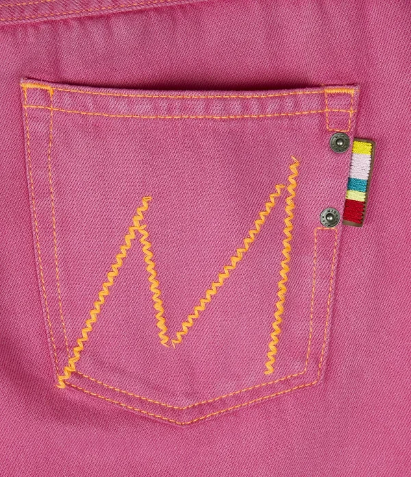 MIRA MIKATI Jean Broderie Coton Rose 5