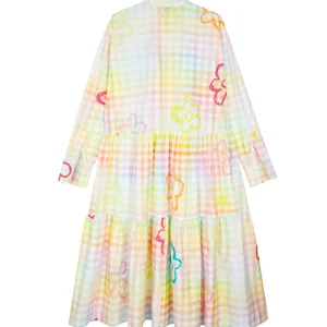 MIRA MIKATI Robe Manches Longues Imprimé Broderie Coton Biologue 9