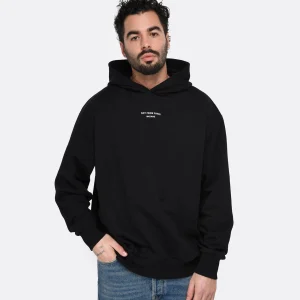 Drole De Monsieur Sweatshirt Hoodie Homme Classique NFPM Coton Noir 13