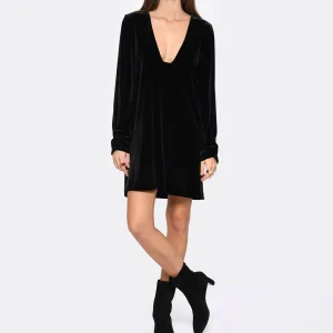 ELOAB Robe Aby Velours Noir 10