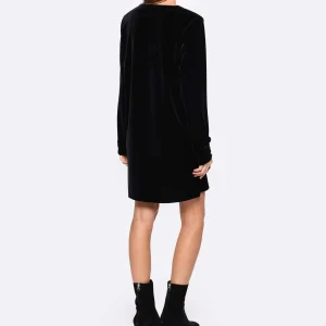 ELOAB Robe Aby Velours Noir 12