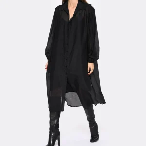 ELOAB Robe Noya Coton Noir 10