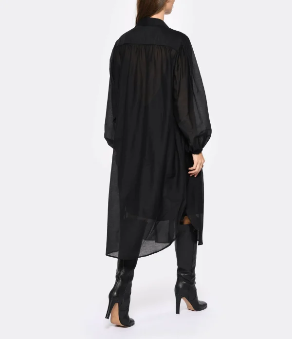 ELOAB Robe Noya Coton Noir 5