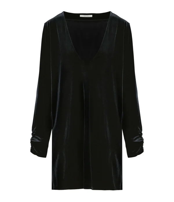 ELOAB Robe Aby Velours Noir 1