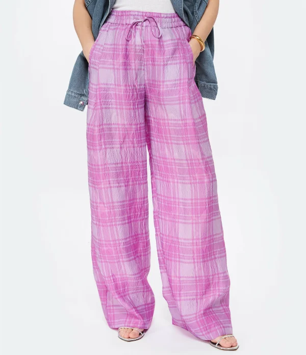 ESSENTIEL ANTWERP Pantalon Évasé Donuts Lila 4