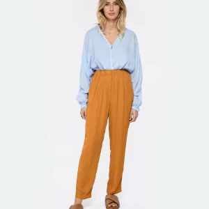 FORTE_FORTE Pantalon Georgette Ambre 11