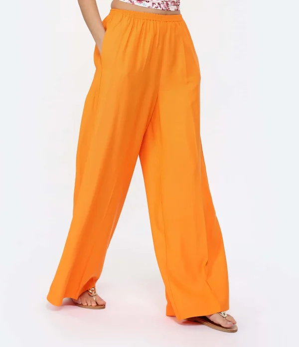 FORTE_FORTE Pantalon Fluide Tangerine 5