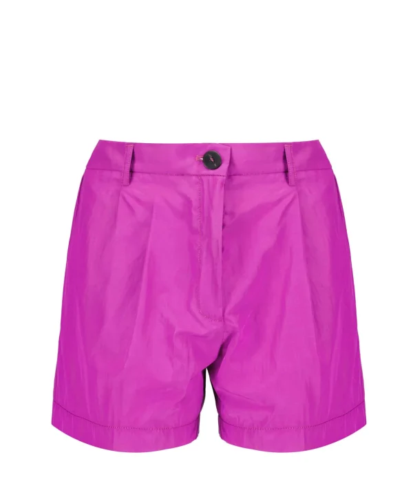 FORTE_FORTE Short Coton Violet 1