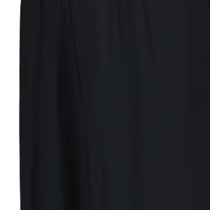 FORTE_FORTE Pantalon Large Georgette Noir 9