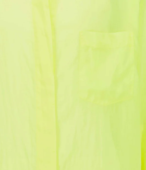 FORTE_FORTE Chemise Oversize Coton Jaune Fluo 3