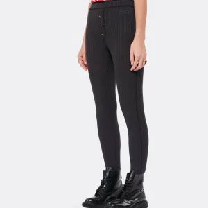 Ganni Legging Noir Phantom 10