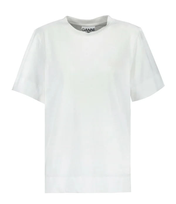 Ganni Tee-shirt Software Jersey Blanc 1