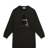 Golden Goose Robe Sweatshirt Star Enfant Coton Noir 14