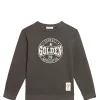 Golden Goose Sweatshirt Golden Enfant Coton Anthracite 17