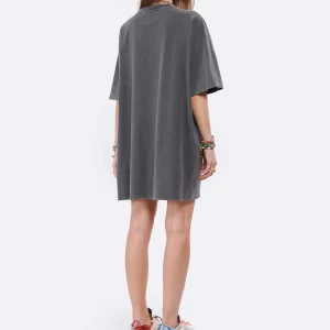 Golden Goose Robe Tee-shirt Golden Coton Anthracite 12