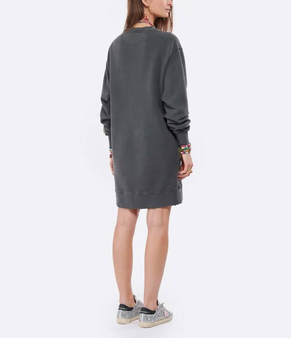 Golden Goose Robe Sweatshirt Golden Coton Anthracite 5