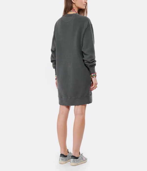 Golden Goose Robe Sweatshirt Golden Coton Anthracite 5