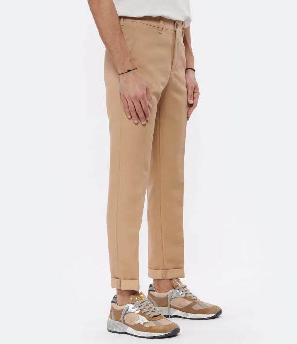 Golden Goose Pantalon Chino Golden Homme Coton Beige 5