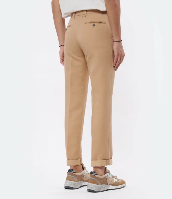 Golden Goose Pantalon Chino Golden Homme Coton Beige 6