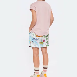 Golden Goose Tee-shirt Étoile Coton Rose Blanc 15