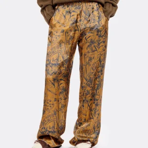 Golden Goose Pantalon Journey Marron Bleu 19