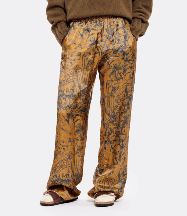 Golden Goose Pantalon Journey Marron Bleu 6