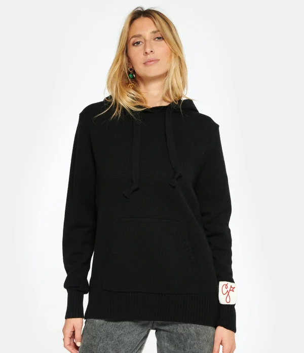 Golden Goose Sweatshirt Hoodie Golden Cachemire Noir 4