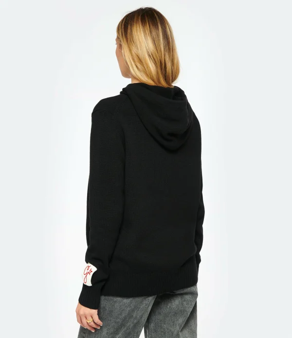 Golden Goose Sweatshirt Hoodie Golden Cachemire Noir 6