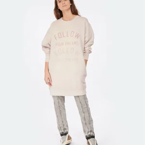 Golden Goose Sweatshirt Journey Coton Rose 13