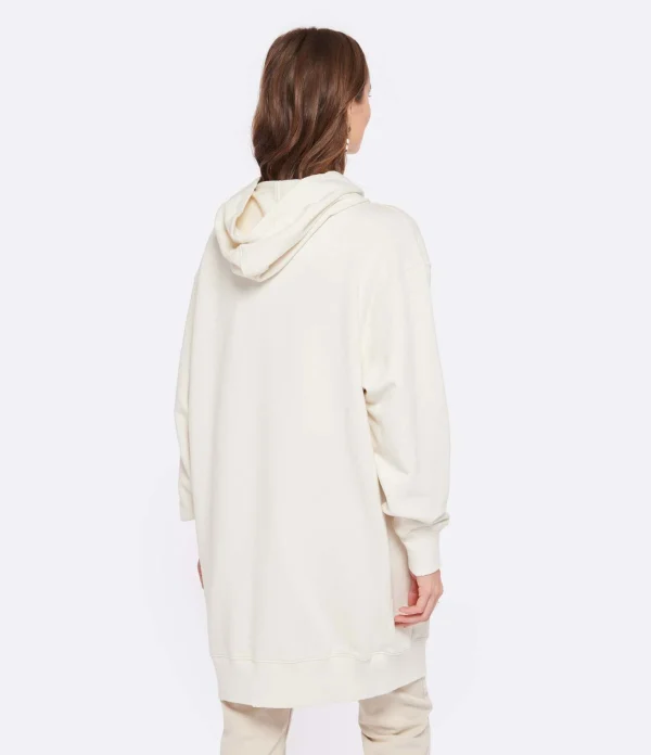 Golden Goose Robe Hoodie Journey Coton Blanc 6