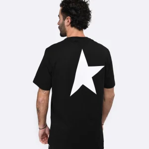 Golden Goose Tee-shirt Big Star Homme Coton Noir Blanc 17