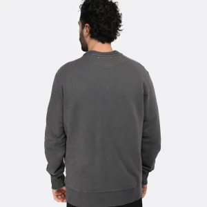 Golden Goose Sweatshirt Golden Homme Coton Gris Anthracite 13