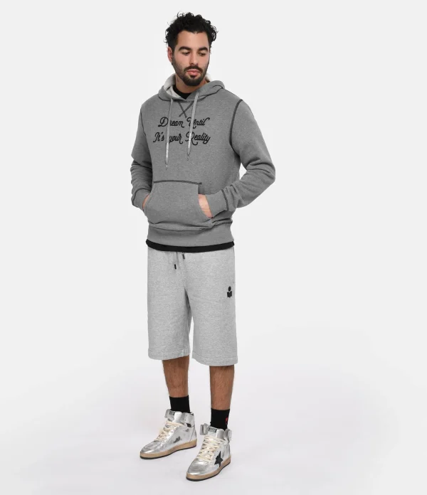 Golden Goose Sweatshirt Hoodie Journey Homme Coton Gris 6