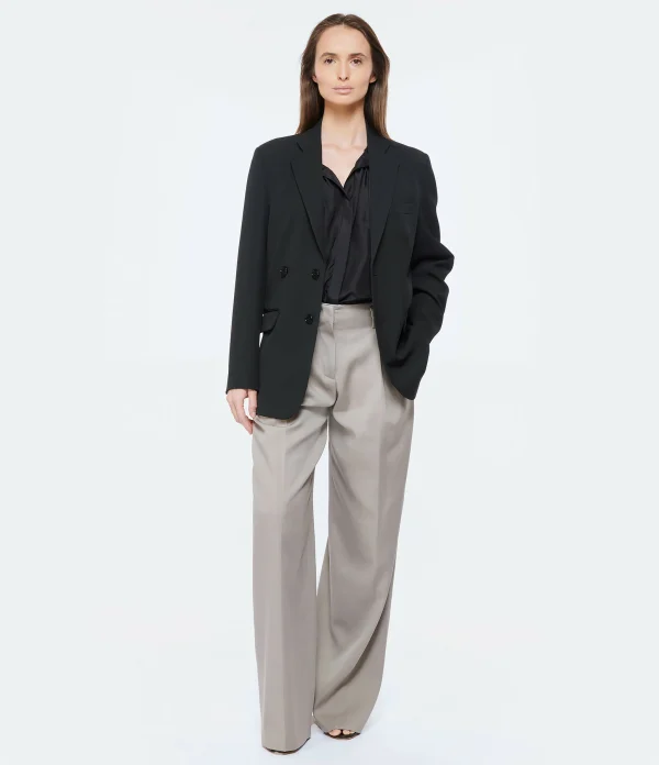 Golden Goose Pantalon Journey Laine Taupe 9