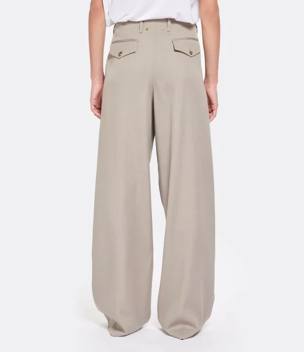 Golden Goose Pantalon Journey Laine Taupe 6