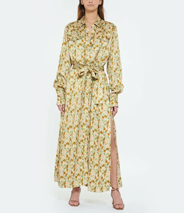 Golden Goose Robe Longue Journey Imprimé 4