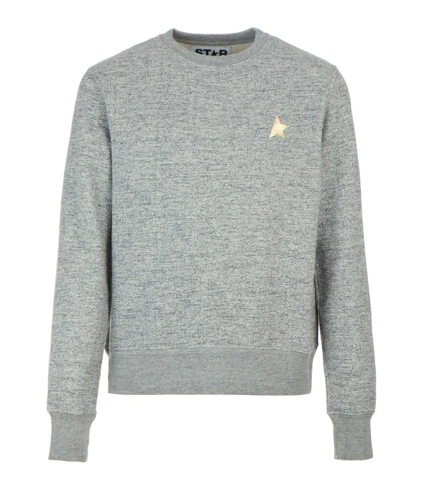 Golden Goose Sweatshirt Athena Étoile Coton Gris 1