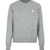 Golden Goose Sweatshirt Homme Archibald Étoile Coton Gris 5