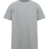 Golden Goose Tee-shirt Homme Étoile Coton Gris Doré 16