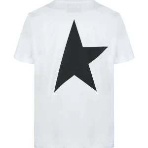 Golden Goose Tee-shirt Big Star Homme Coton Blanc 10