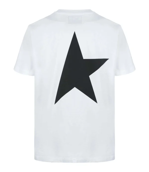 Golden Goose Tee-shirt Big Star Homme Coton Blanc 3