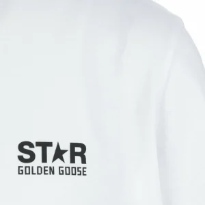 Golden Goose Tee-shirt Big Star Homme Coton Blanc 12