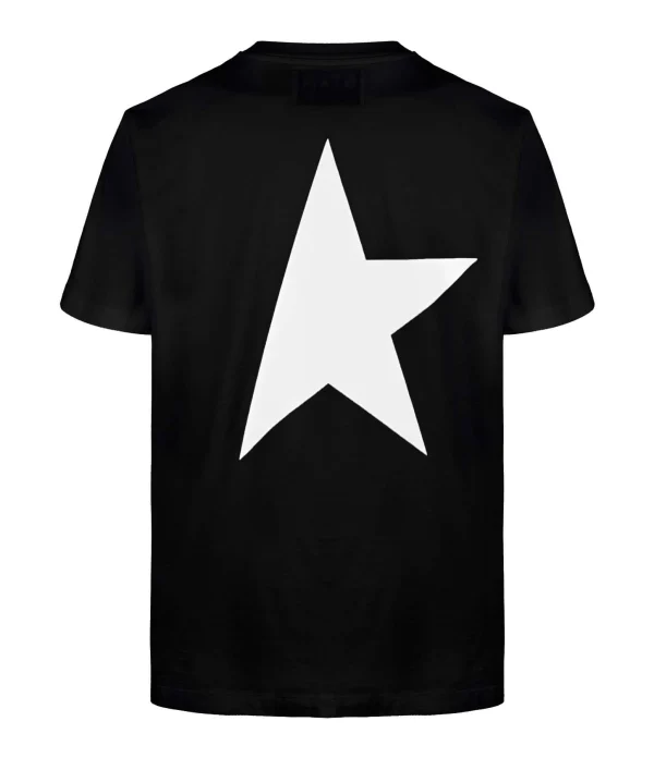 Golden Goose Tee-shirt Big Star Homme Coton Noir Blanc 3